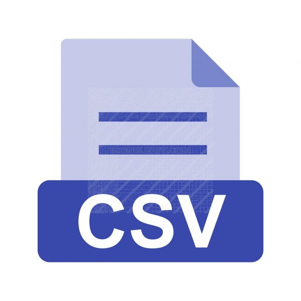 600x600 Csv Flat Multicolor Icon
