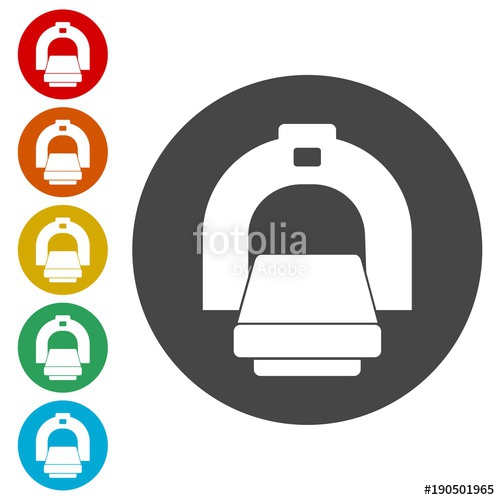 500x500 Ct Scan Icon, Ct Scanner Stock Image And Royalty Free Vector