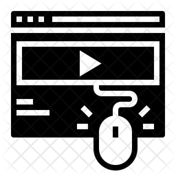 Click Through Rate Icon Of Glyph Style 256x256 Click Through Rate Icon Of Glyph Style