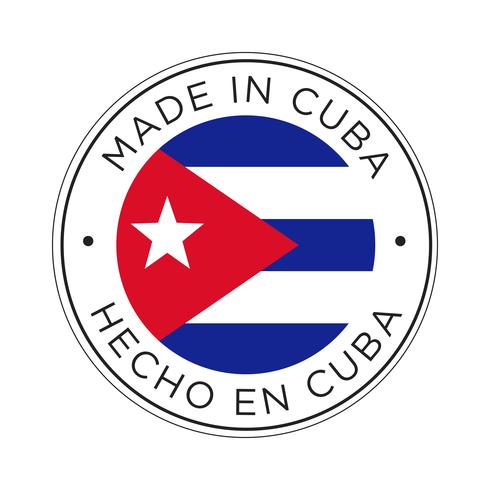 490x490 Made In Cuba Flag Icon Vector