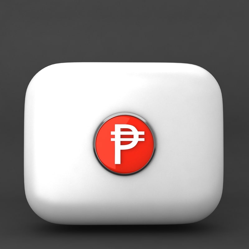 800x800 Cuba Pesos Currency Icon Model