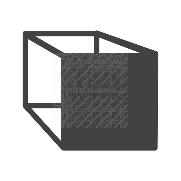 600x600 Cube Glyph Icon