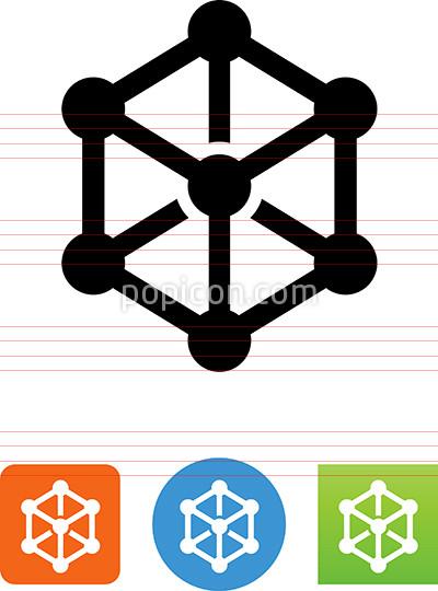 400x540 Wireframe Cube Icon