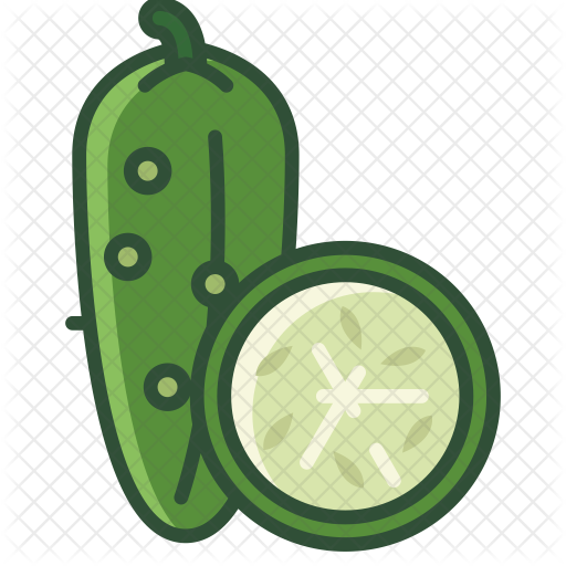 512x512 Cucumber Icon Of Colored Outline Style