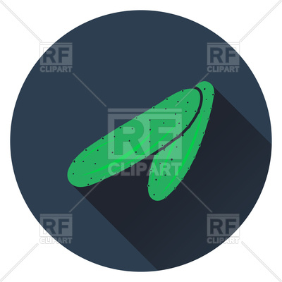 400x400 Flat Design Of Cucumber Icon Vector Image Of Food And Beverages