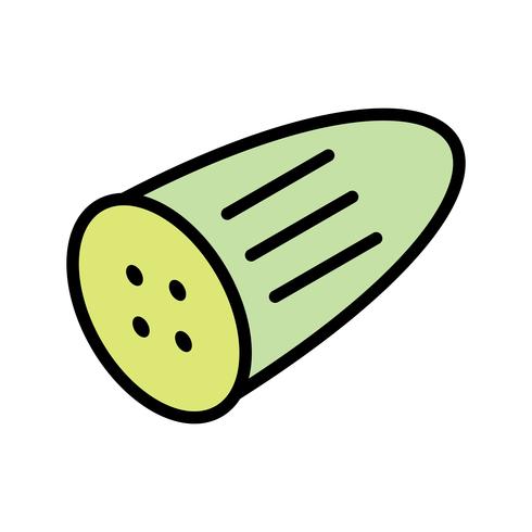 490x490 Vector Cucumber Icon