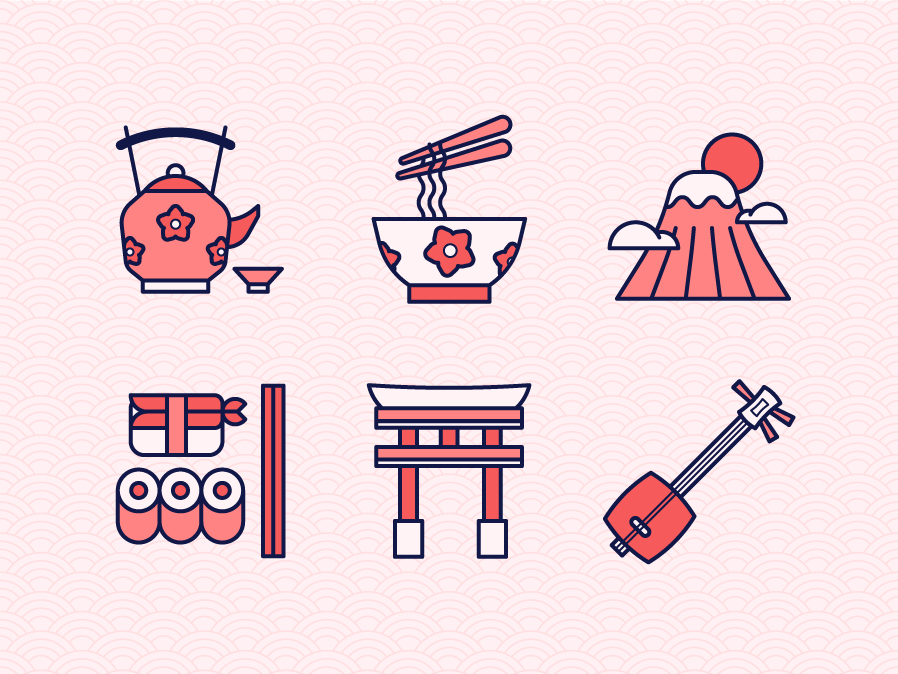 898x674 Japan Culture Icon