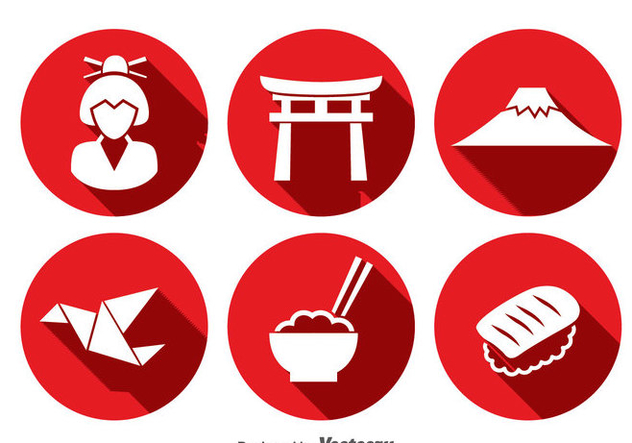 632x443 Japanese Culture Icons Vector Free Vector Download Cannypic