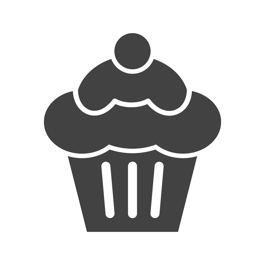 1024x1024 Cupcake Glyph Icon