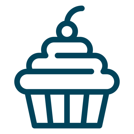 512x512 Cupcake Stroke Icon