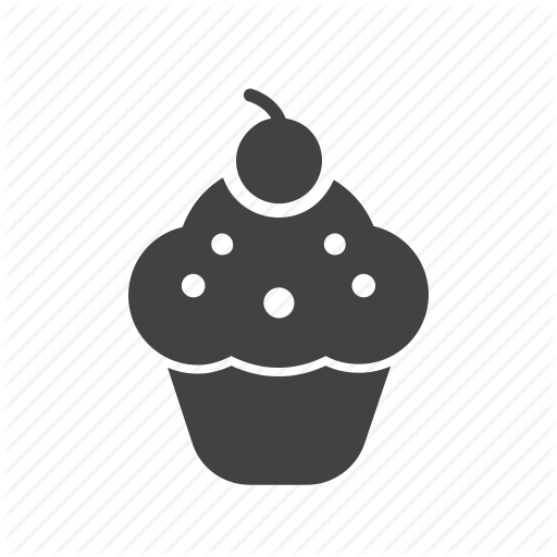 512x512 Cake, Cherry, Cream, Cupcake, Cupcakes, Snack, Sweet Icon
