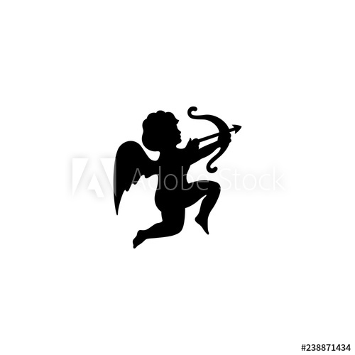 500x500 Cupid Vector Icon Cupid Sign On White Background Cupid Icon