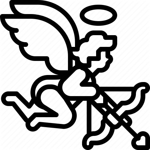 512x512 Angel, Arrow, Cupid, Love, Valentine Icon