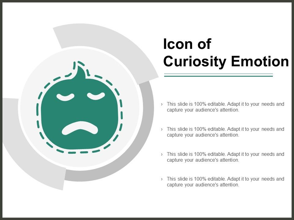 960x720 Icon Of Curiosity Emotion Presentation Powerpoint Images