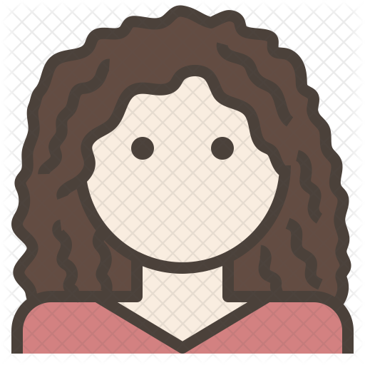 Curly Hair Icon at Vectorified.com | Collection of Curly Hair Icon free ...