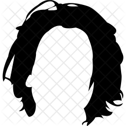 256x256 Curly Hair Icon Of Line Style