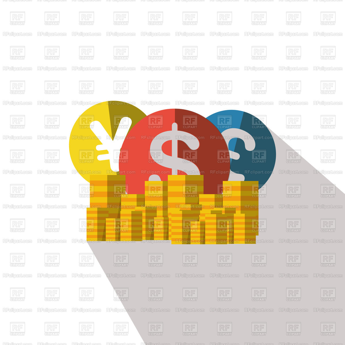 1200x1200 Currency Icon Vector Image Of Business, Finance Vectorup