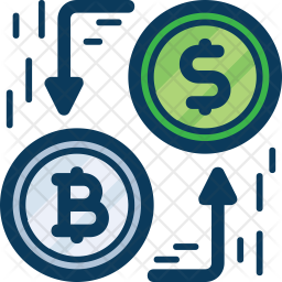 256x256 Exchange Currency Icon Of Colored Outline Style