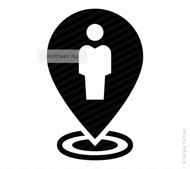 620x553 Current Location Map Pointer Vector Icon