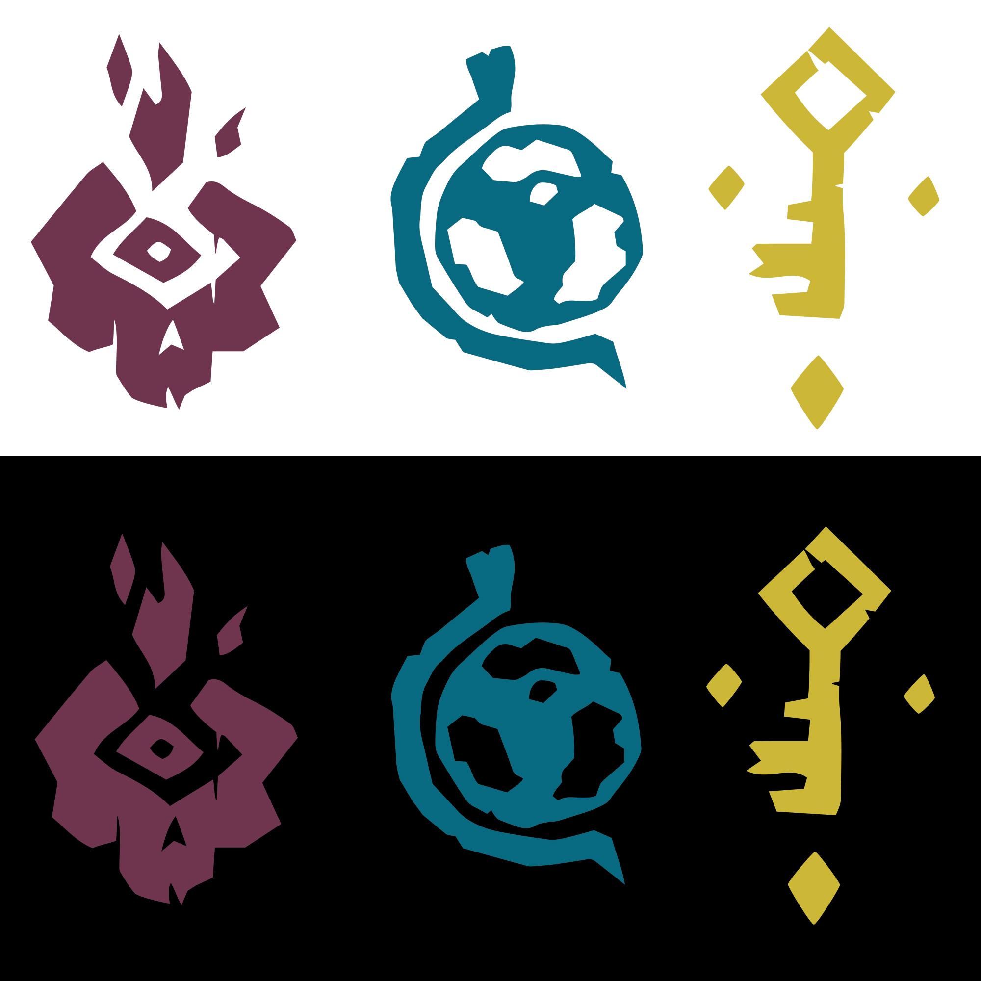 2000x2000 I Made High Def Icons For The Three Current Factions, Thought I'd