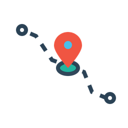 256x256 Location, Navigation, Pin, Marker, Logistic, Delivery, Detaination