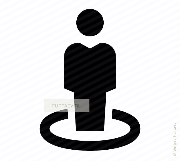 620x553 Current Location Vector Icon