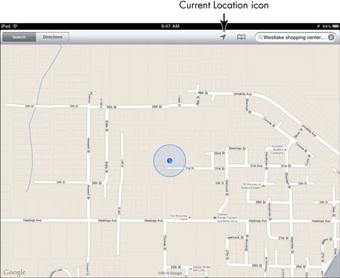 489x400 How To Display Current Location With Ipad's Google Maps