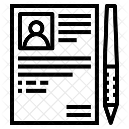 256x256 Curriculum Icon Of Line Style