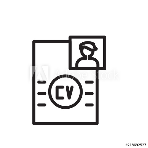 500x500 Curriculum Icon Vector Isolated On White Background, Curriculum