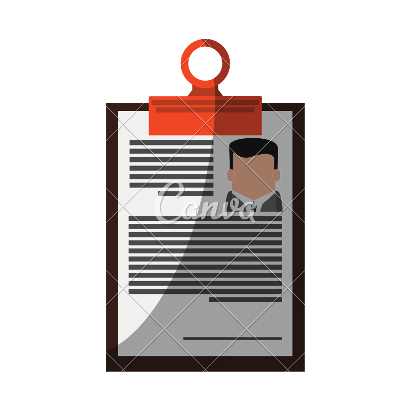 800x800 Resume Or Curriculum Vitae Cv Icon Image