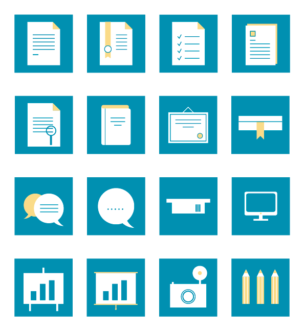 596x648 Cv Icon Set On Behance