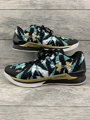 300x400 Under Armour Curry Low Charged Icon Mens Size Black Gold
