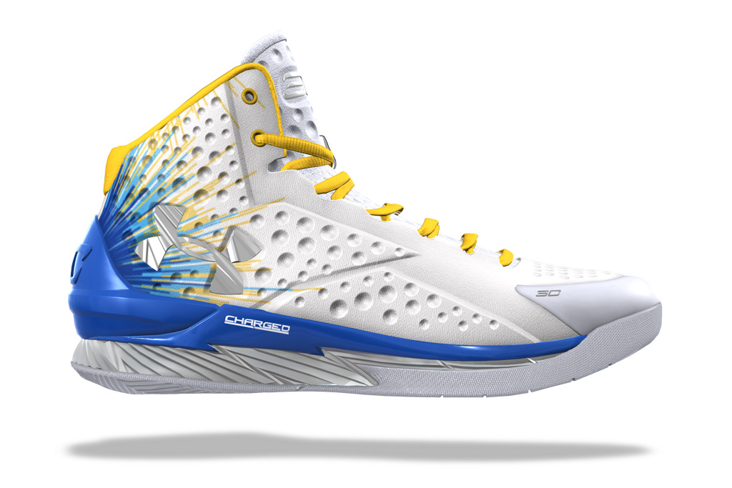 1024x683 Under Armour's Nba Champion Themed Curry Customs Are Out