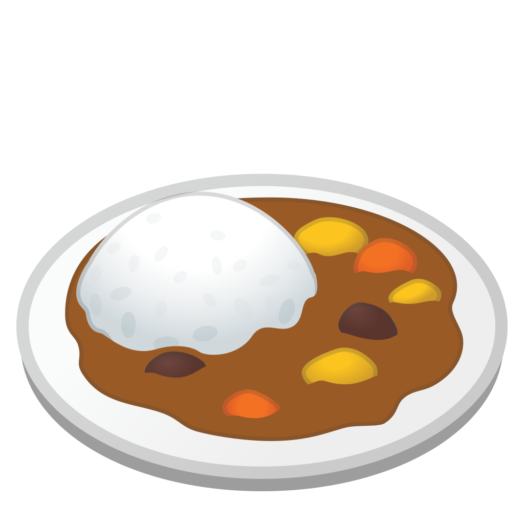 1024x1024 Curry Rice Icon Noto Emoji Food Drink Iconset Google