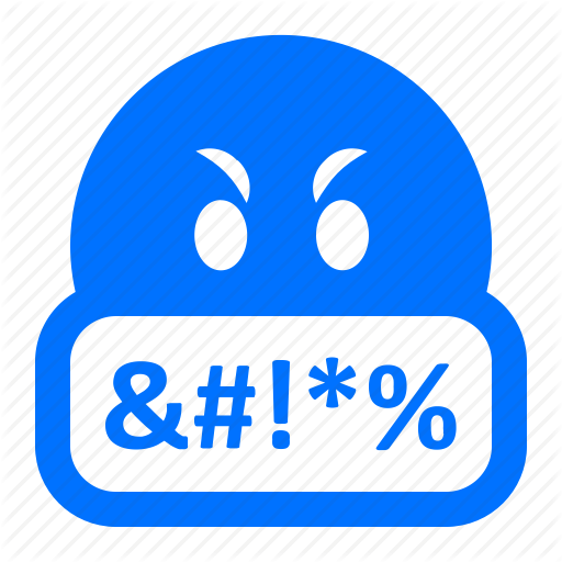 512x512 Curse, Emoji, Emoticon, Emotion, Words Icon
