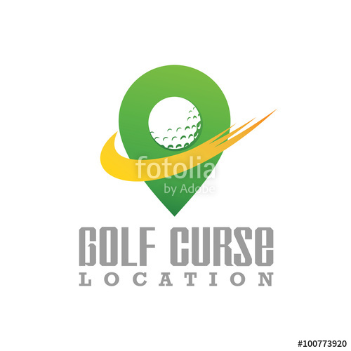 500x500 Golf Curse Logo Icon Stock Image And Royalty Free Vector