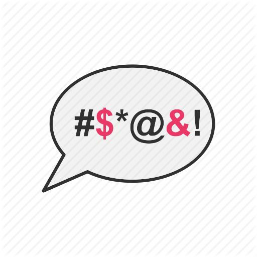 512x512 Angry, Curse, Mad, Speech Bubble, Swear Icon