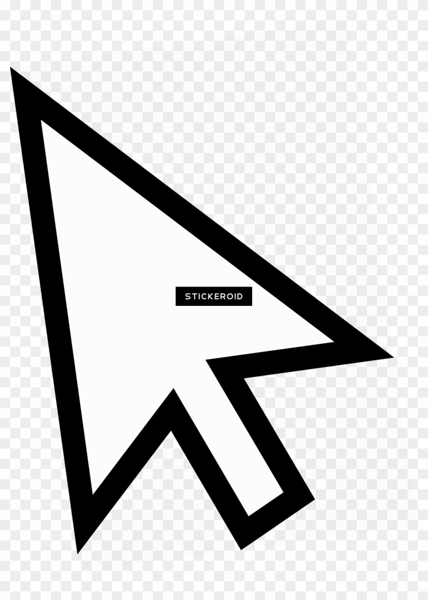 840x1177 White Mouse Cursor Arrow