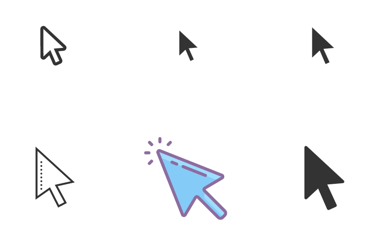 792x491 Hand Cursor Icon