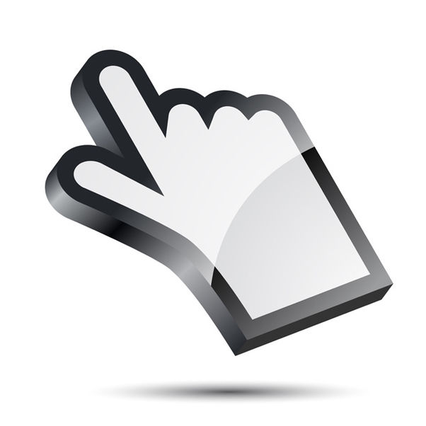 602x602 Hand Cursor Icon Free Vector Download Cannypic