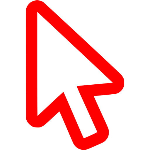 512x512 Red Cursor Icon