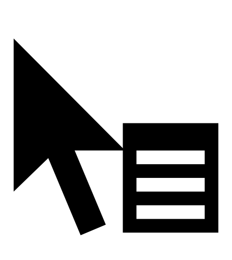 456x510 Contextual, Menu, Cursor Icon Free Of Vector Macos Cursors