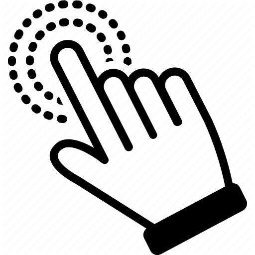 512x512 Cursor, Finger, Hand, Hand Cursor, Pointer, Touchscreen Icon