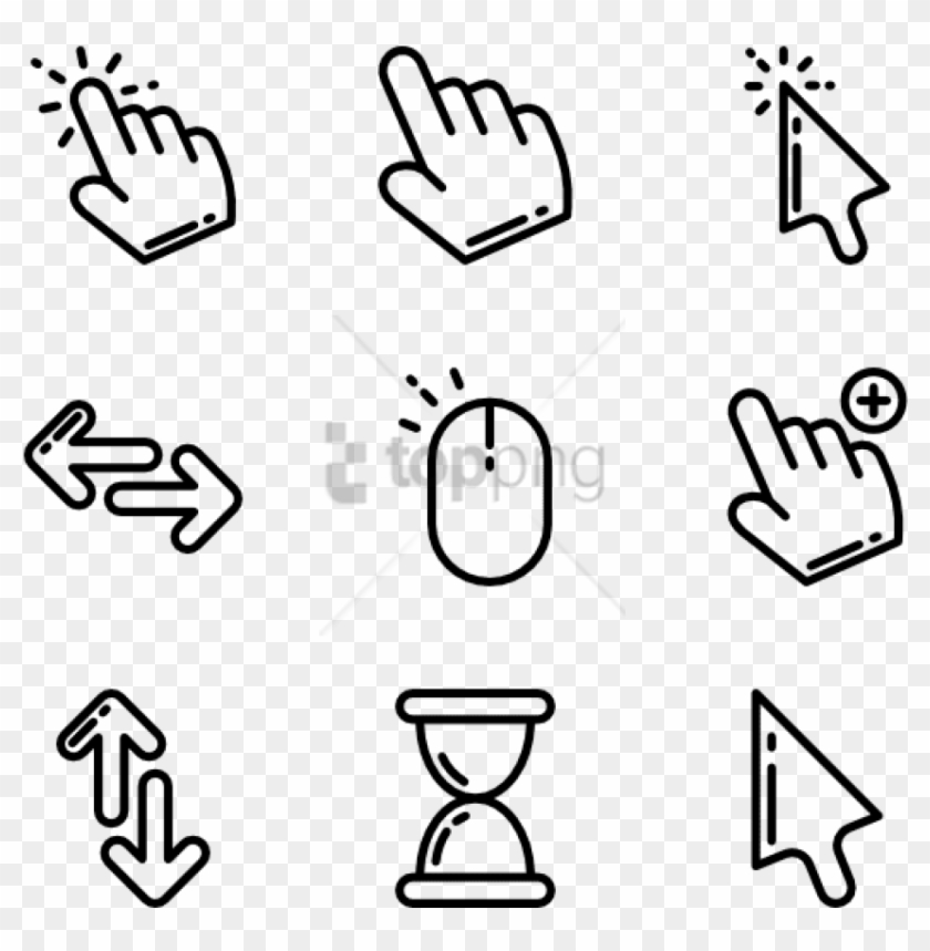 840x859 Free Png Cursor Pointer Icon Packs