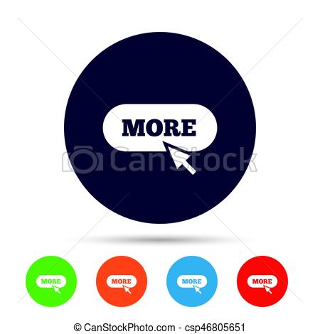 450x470 More With Cursor Pointer Icon Details Symbol More With Cursor