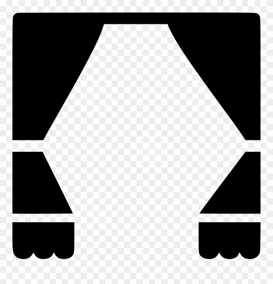 880x916 Curtain Clipart