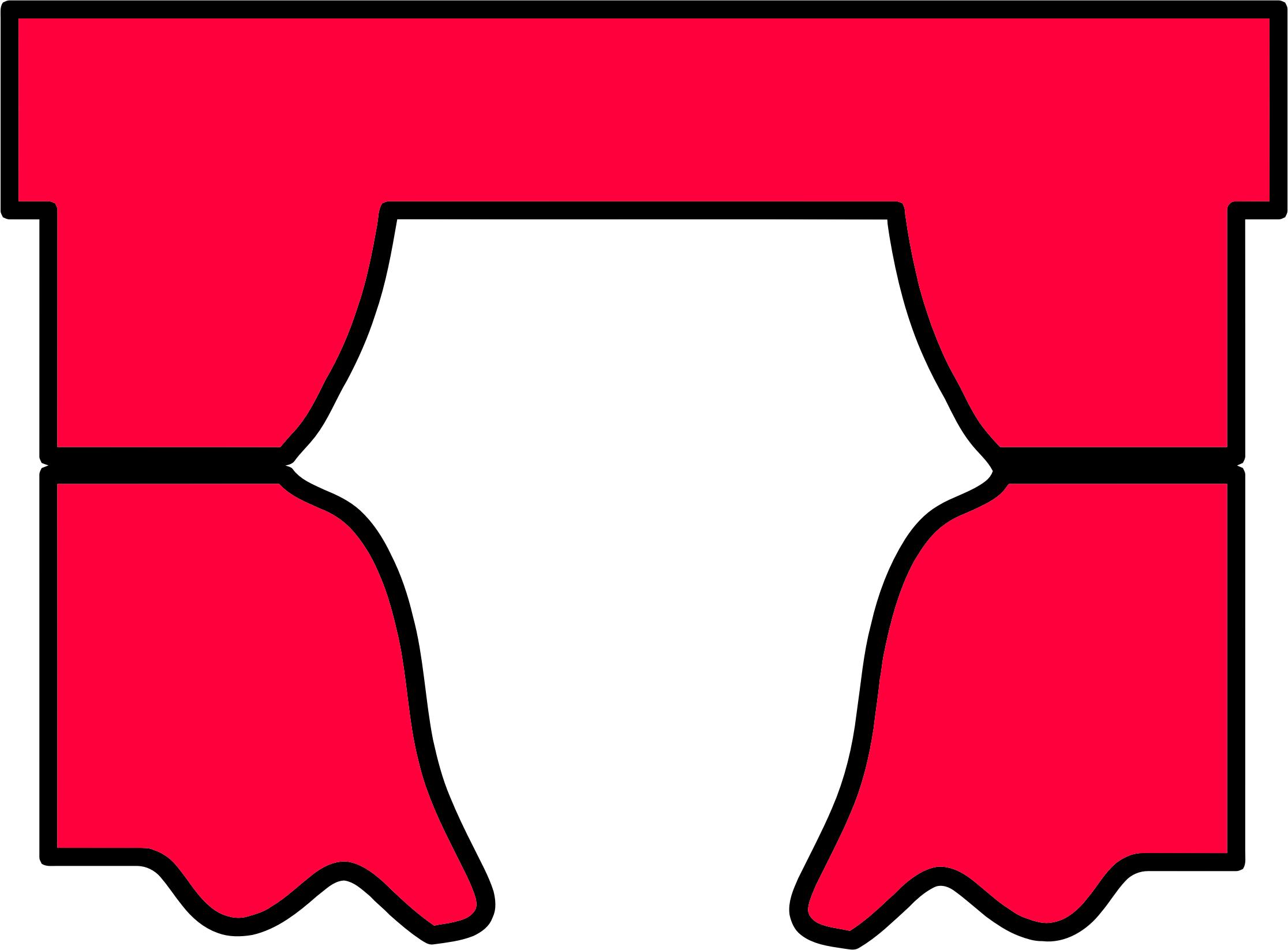 2232x1646 Red Curtans Png