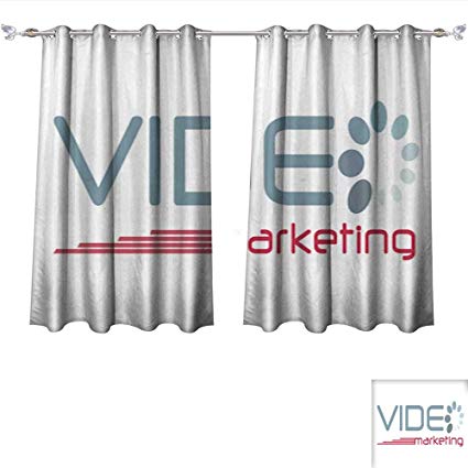 425x425 Waterproof Window Curtan Lettering Video