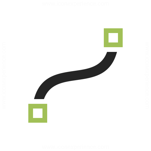 512x512 Vector Curve Cubic Icon Iconexperience