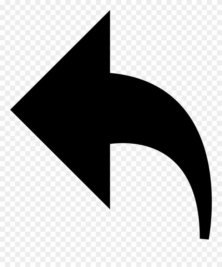 880x1060 Left Curved Arrow Png Icon Free Download